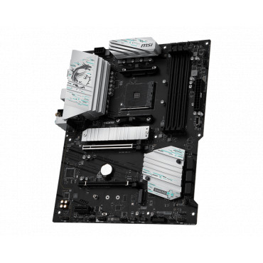 MSI B550 GAMING WIFI | Processor family AMD | Processor socket AM4 | DDR4 | Supported hard disk drive interfaces SATA, M.2 | Num