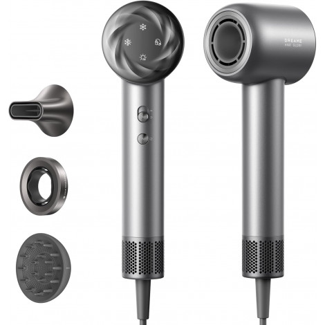 Dreame | Hair dryer | Glory Mix | 1600 W | Number of temperature settings 4 | Ionic function | Diffuser nozzle | Black