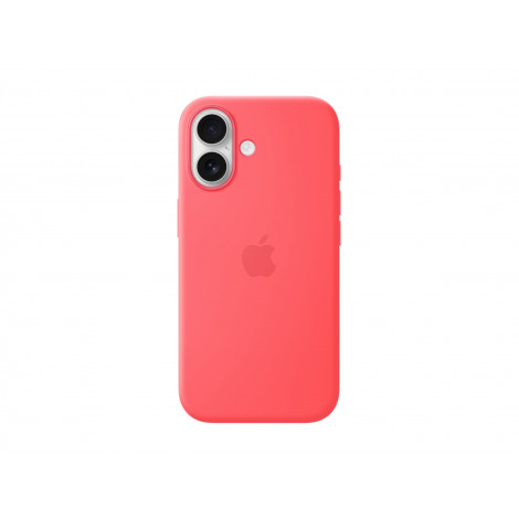Apple iPhone 17 Silicone Case with MagSafe Bright Guava | Apple