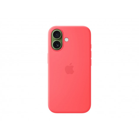 Apple iPhone 17 Silicone Case with MagSafe Bright Guava | Apple
