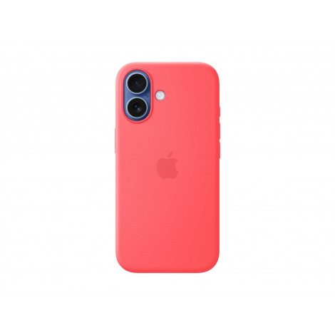 Apple iPhone 17 Silicone Case with MagSafe Bright Guava | Apple