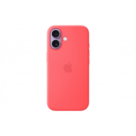Apple iPhone 17 Silicone Case with MagSafe Bright Guava | Apple