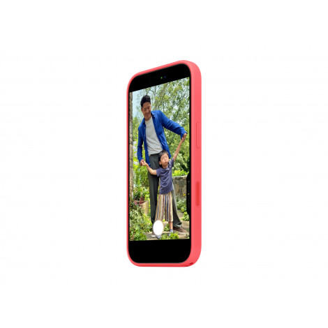 Apple iPhone 17 Silicone Case with MagSafe Bright Guava | Apple