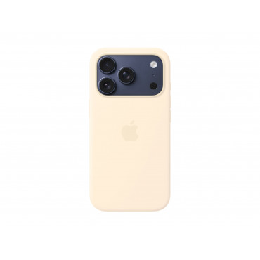 Apple iPhone 17 Pro Silicone Case with MagSafe Vanilla | Apple