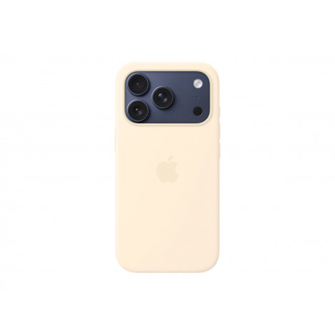 Apple iPhone 17 Pro Silicone Case with MagSafe Vanilla | Apple