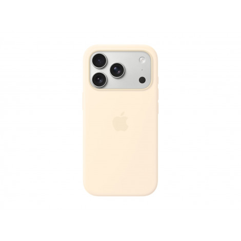 Apple iPhone 17 Pro Silicone Case with MagSafe Vanilla | Apple