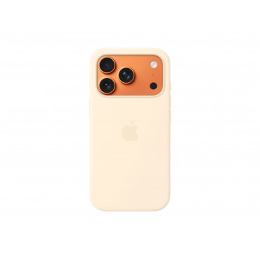 Apple iPhone 17 Pro Silicone Case with MagSafe Vanilla | Apple