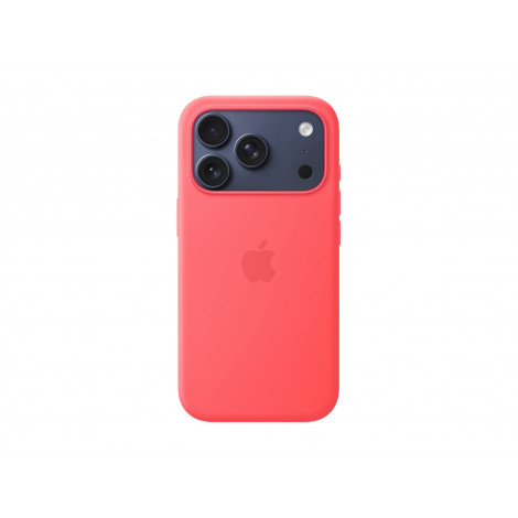 Apple iPhone 17 Pro Silicone Case with MagSafe Bright Guava | Apple