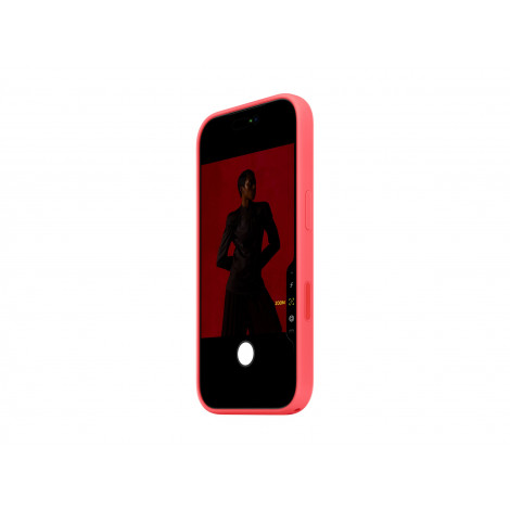 Apple iPhone 17 Pro Silicone Case with MagSafe Bright Guava | Apple