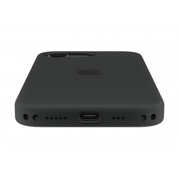 Apple iPhone 17e Silicone Case with MagSafe Black | Apple