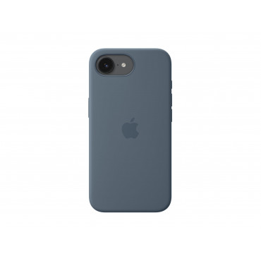 Apple iPhone 17e Silicone Case with MagSafe Anchor Blue | Apple