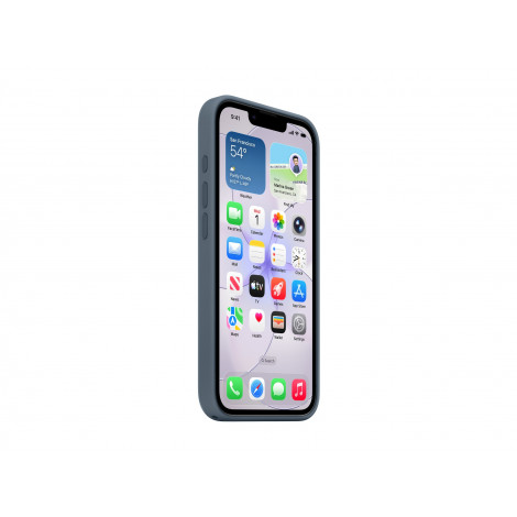 Apple iPhone 17e Silicone Case with MagSafe Anchor Blue | Apple