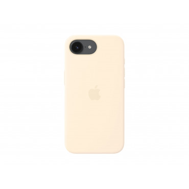 Apple iPhone 17e Silicone Case with MagSafe Vanilla | Apple