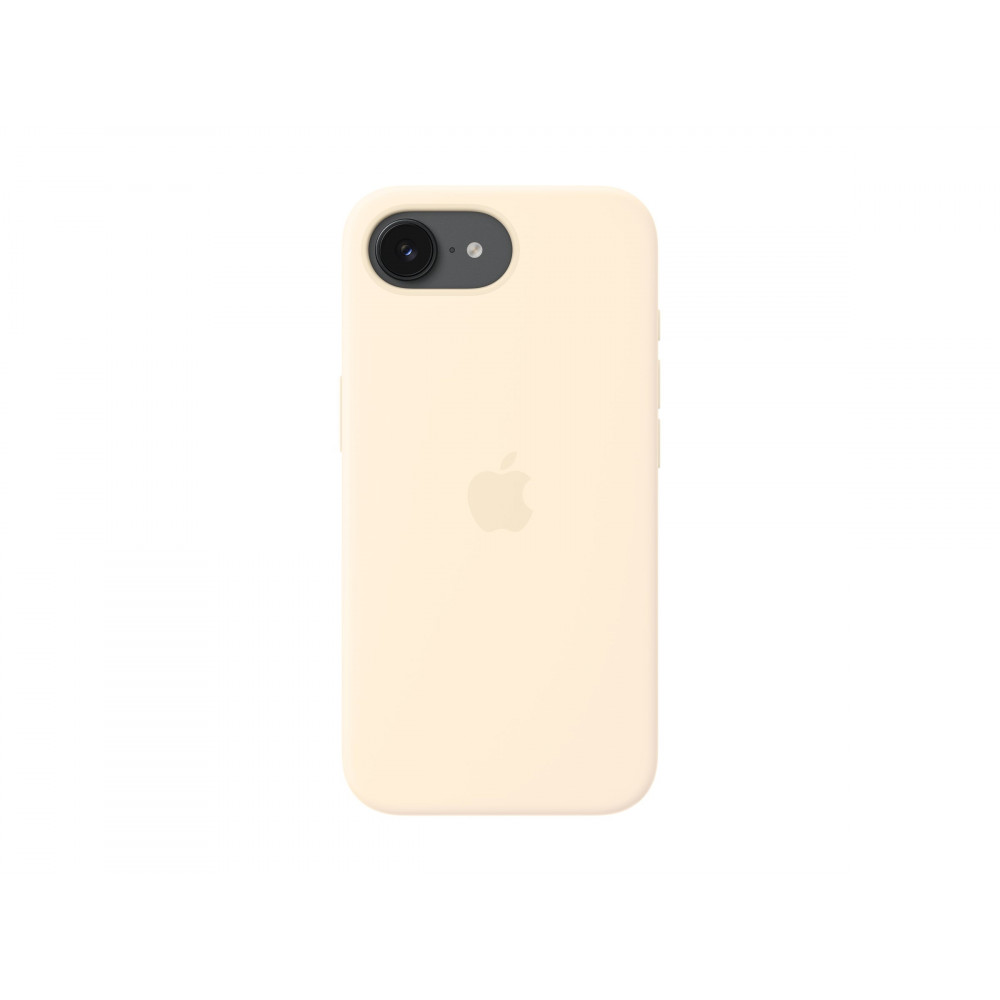Apple iPhone 17e Silicone Case with MagSafe Vanilla | Apple