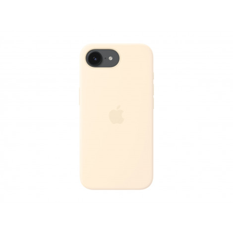 Apple iPhone 17e Silicone Case with MagSafe Vanilla | Apple