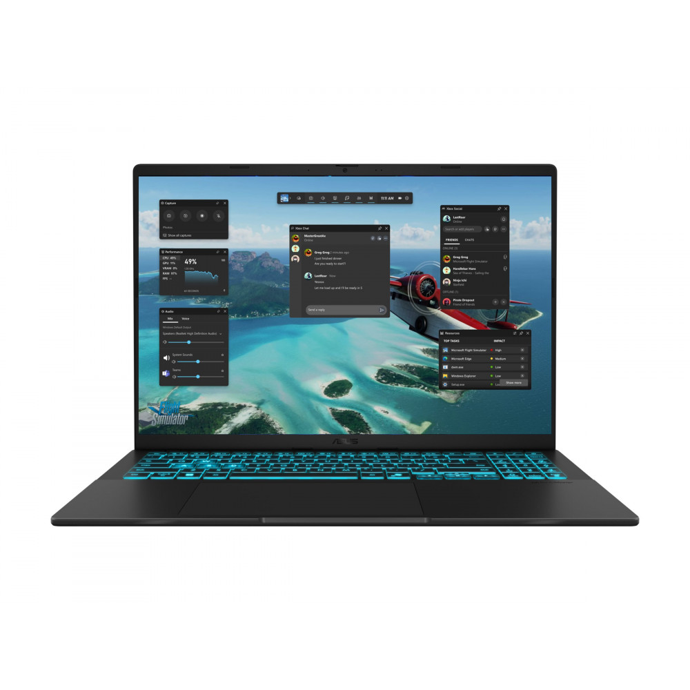 Asus | V16 V3607VP-RP020W | Matte Black | 16 " | WUXGA | 1920 x 1200 pixels | Anti-glare | Intel Core 7 | 240H | 16 GB | DDR5 | 