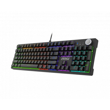 MSI FORGE GK320 RED US | Gaming keyboard | Wired | US | Mechanical RED Switches