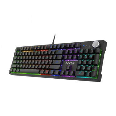 MSI FORGE GK320 RED US | Gaming keyboard | Wired | US | Mechanical RED Switches