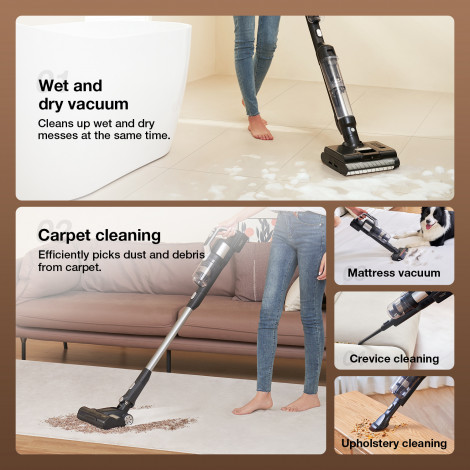 Jimmy Vacuum cleaner and washer | PW11 Pro Max-B | Cordless operating | Washing function | 460 W | 21.6 V | Operating time (max)