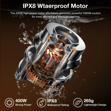 Jimmy Vacuum Cleaner and Washer | PW11 Plus | Cordless operating | Washing function | 400 W | 21.6 V | Operating time (max) 40-7
