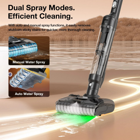 Jimmy Vacuum Cleaner and Washer | PW11 Plus | Cordless operating | Washing function | 400 W | 21.6 V | Operating time (max) 40-7