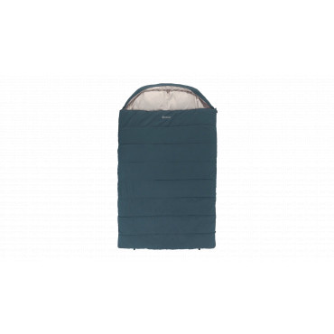 Outwell Campion Lux Double | Sleeping Bag | 225 x 140 cm | 16 to 5 C | 2 way open - auto lock, L-shape