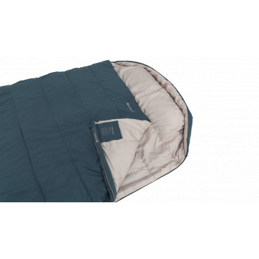 Outwell Campion Lux Double | Sleeping Bag | 225 x 140 cm | 16 to 5 C | 2 way open - auto lock, L-shape