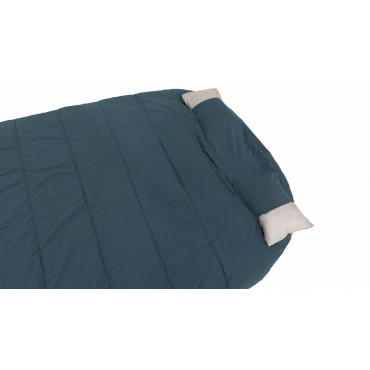 Outwell Campion Lux Double | Sleeping Bag | 225 x 140 cm | 16 to 5 C | 2 way open - auto lock, L-shape