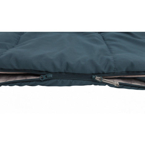 Outwell Campion Lux Double | Sleeping Bag | 225 x 140 cm | 16 to 5 C | 2 way open - auto lock, L-shape