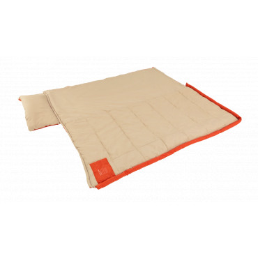 Outwell Contour Lux | Sleeping Bag | 220 x 85 cm | 2-way L-shape open-end with auto lock