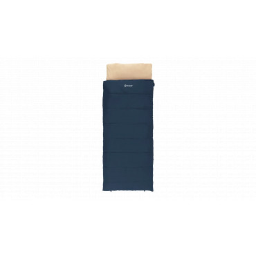 Outwell Contour Lux | Sleeping Bag | 220 x 85 cm | 2-way L-shape open-end with auto lock