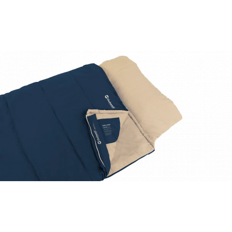 Outwell Contour Lux | Sleeping Bag | 220 x 85 cm | 2-way L-shape open-end with auto lock