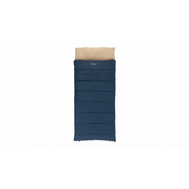 Outwell Contour Lux XL | Sleeping Bag | 220 x 105 cm | 2-way L-shape open-end with auto lock