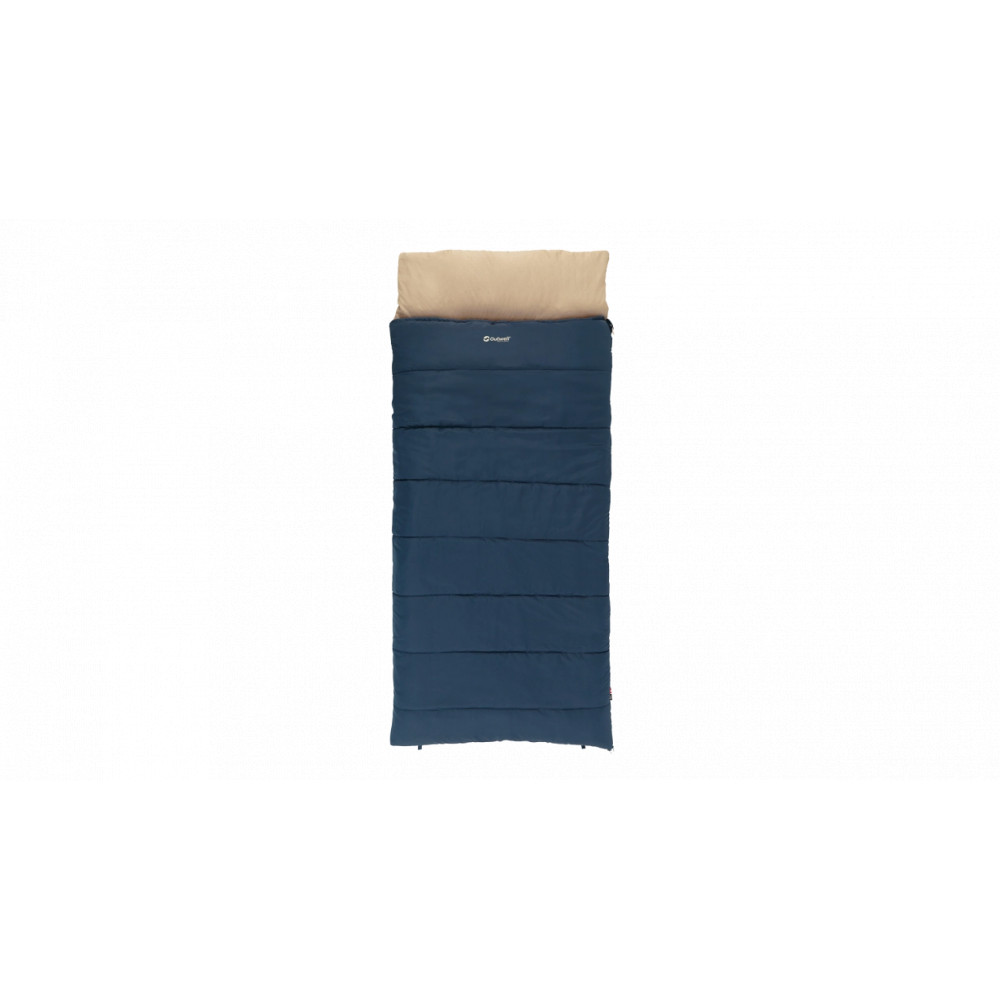 Outwell Contour Lux XL | Sleeping Bag | 220 x 105 cm | 2-way L-shape open-end with auto lock