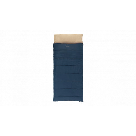 Outwell Contour Lux XL | Sleeping Bag | 220 x 105 cm | 2-way L-shape open-end with auto lock