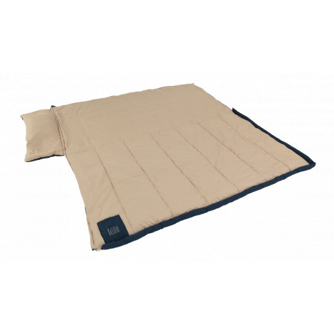 Outwell Contour Lux XL | Sleeping Bag | 220 x 105 cm | 2-way L-shape open-end with auto lock