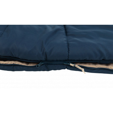 Outwell Contour Lux XL | Sleeping Bag | 220 x 105 cm | 2-way L-shape open-end with auto lock
