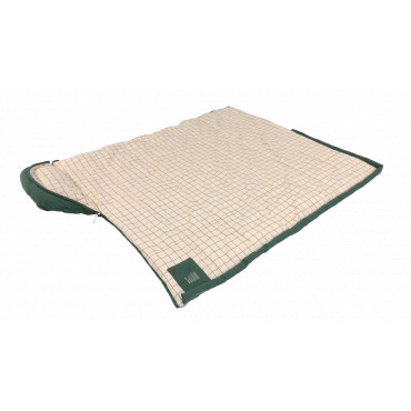 Outwell Camper Prime | Sleeping Bag | 235 x 90 cm | 2-way L-shape open-end with auto lock