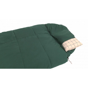 Outwell Camper Prime | Sleeping Bag | 235 x 90 cm | 2-way L-shape open-end with auto lock