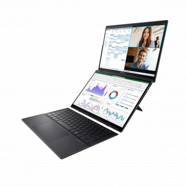 Asus Zenbook Duo UX8406CA-QL358X | Inkwell Gray | 14 " | OLED | Touchscreen | FHD | 1920 x 1200 pixels | 60 Hz | Glossy | Intel 