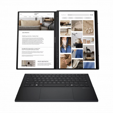 Asus Zenbook Duo UX8406CA-QL358X | Inkwell Gray | 14 " | OLED | Touchscreen | FHD | 1920 x 1200 pixels | 60 Hz | Glossy | Intel 