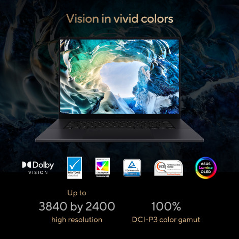Asus ProArt P16 H7606WP-SR231X | Nano Black | 16 " | OLED | Touchscreen | 3K | 2880 x 1800 pixels | 120 Hz | Glossy | AMD Ryzen 