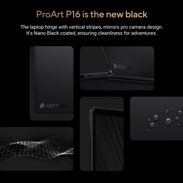Asus ProArt P16 H7606WP-SR231X | Nano Black | 16 " | OLED | Touchscreen | 3K | 2880 x 1800 pixels | 120 Hz | Glossy | AMD Ryzen 