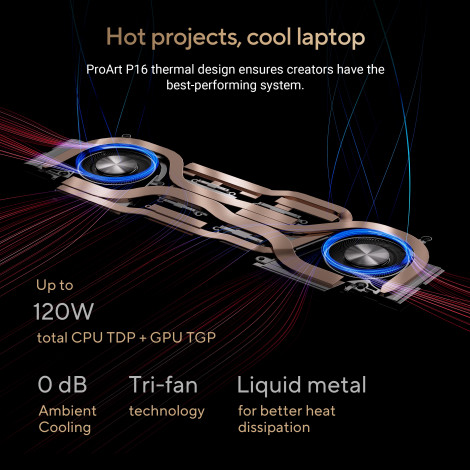 Asus ProArt P16 H7606WP-SR231X | Nano Black | 16 " | OLED | Touchscreen | 3K | 2880 x 1800 pixels | 120 Hz | Glossy | AMD Ryzen 