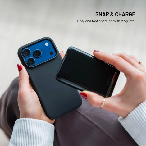 Fixed MagFlow | Back cover | Samsung | Galaxy S26 | Liquid Silicon | Black