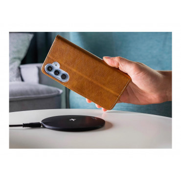 Fixed Opus | Book Case | Samsung | Galaxy A57 5G | Synthetic leather | Brown
