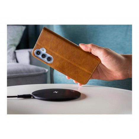 Fixed Opus | Book Case | Samsung | Galaxy A57 5G | Synthetic leather | Brown