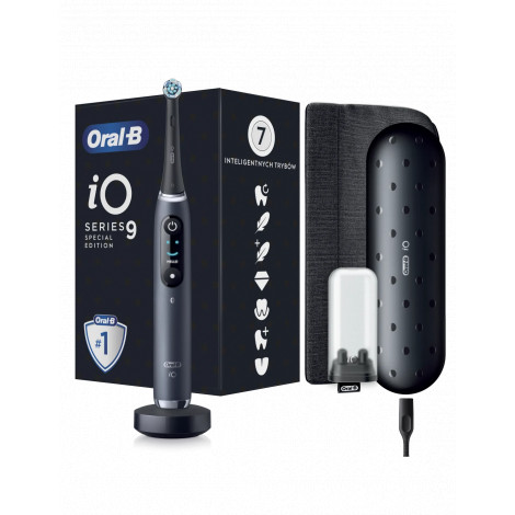 Oral-B Electric Toothbrush | iO9 Series | Rechargeable | For adults | Number of brush heads included 1 | Number of teeth brushin