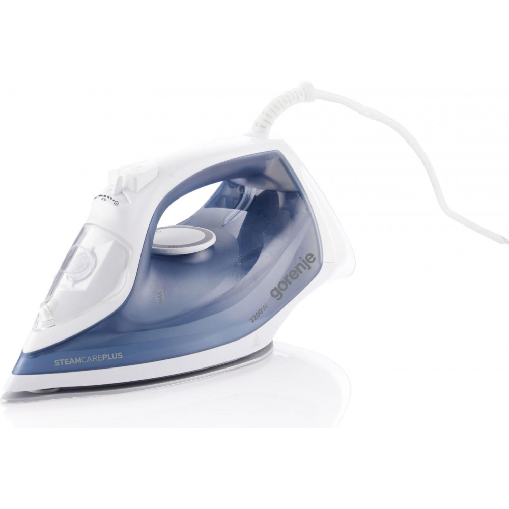 Gorenje SIK2200WB | Steam iron | 2200 W | Continuous steam 35 g/min | Water tank capacity 450 ml | Blue | Steam boost performanc