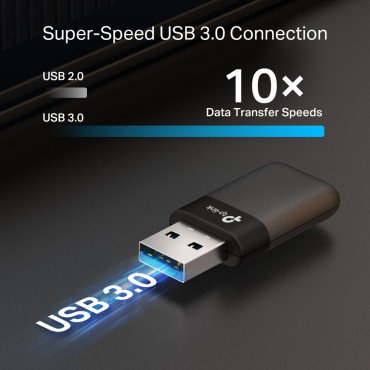 TP-LINK Archer TX23U | AX1800 Mini Wi-Fi6 Wireless USB Adapter | 802.11ax | MU-MiMO Yes | no PoE